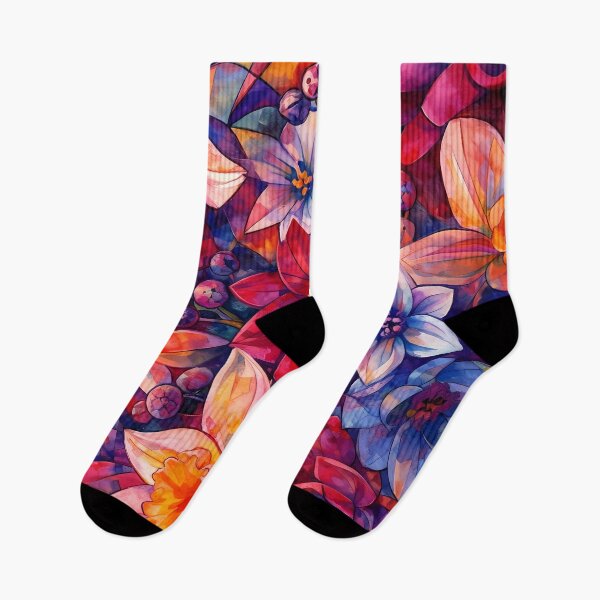 Item preview, Vibrant Blossoms in Abstract Style designed and sold by cuprum.