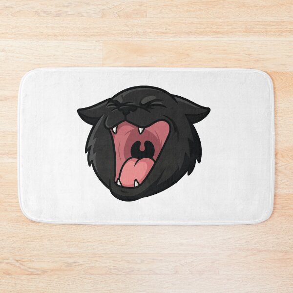 Item preview, Screaming Void - Funny Yawning Black Cat designed and sold by Petzzz.