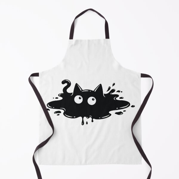 Item preview, Spilled Ink - Liquid Black Cat Melting designed and sold by Petzzz.