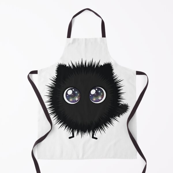 Item preview, Fuzzy Void - Cute Soot Spirit Black Cat designed and sold by Petzzz.