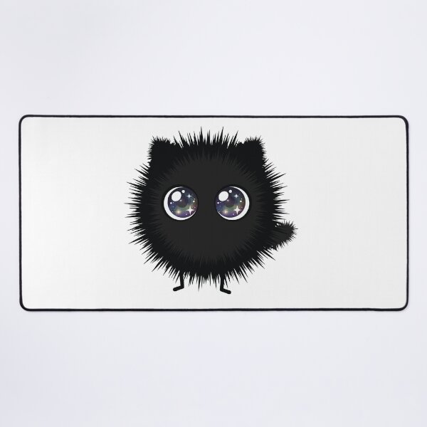 Item preview, Fuzzy Void - Cute Soot Spirit Black Cat designed and sold by Petzzz.