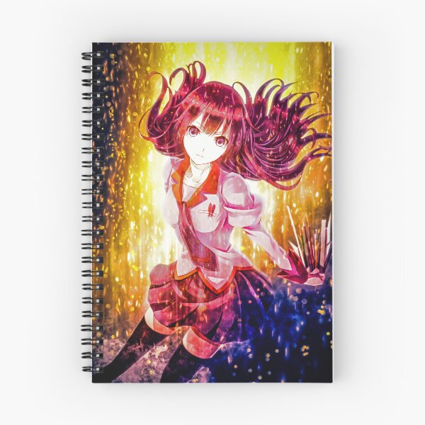 Item preview, Hitagi Senjougahara Bakemonogatari Anime Girl Waifu Fierce School Aura Intensity designed and sold by Tokyonomad.