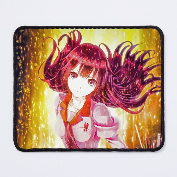Item preview, Hitagi Senjougahara Bakemonogatari Anime Girl Waifu Fierce School Aura Intensity designed and sold by Tokyonomad.