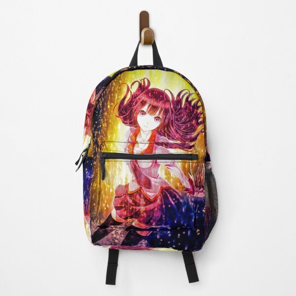Item preview, Hitagi Senjougahara Bakemonogatari Anime Girl Waifu Fierce School Aura Intensity designed and sold by Tokyonomad.