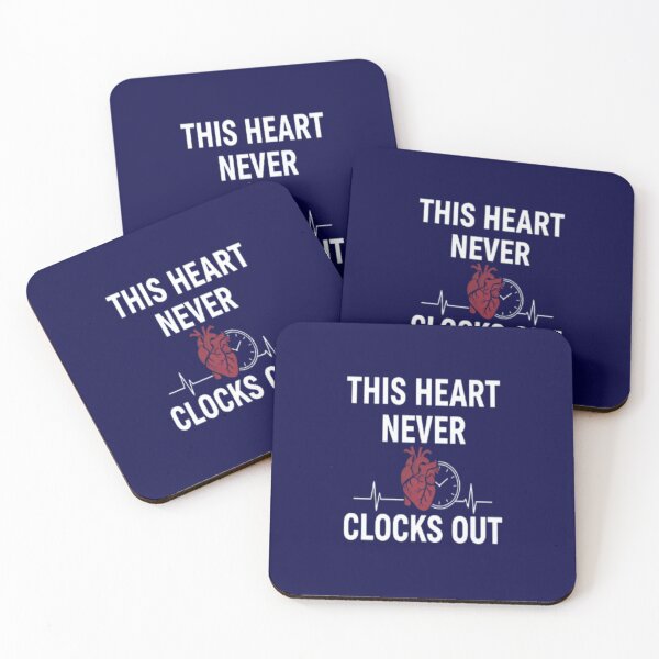Item preview, This Heart Never Clocks Out designed and sold by ZentraVibe.