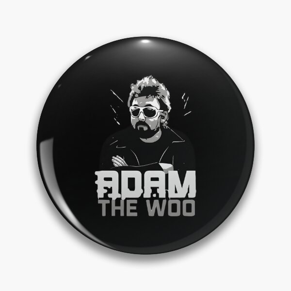 Item preview, Monochrome Adam The Woo Bold Typography designed and sold by JulieHampto.