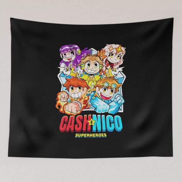 Item preview, Cash And Nico Superhero Crew Cartoon designed and sold by rawarden.
