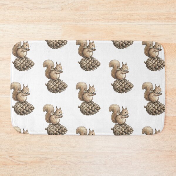 Item preview, Magical Cottagecore: Pinecone Squirrel's Snack designed and sold by bapupa.