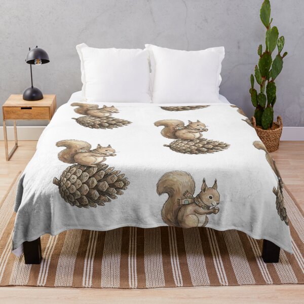 Item preview, Magical Cottagecore: Pinecone Squirrel's Snack designed and sold by bapupa.