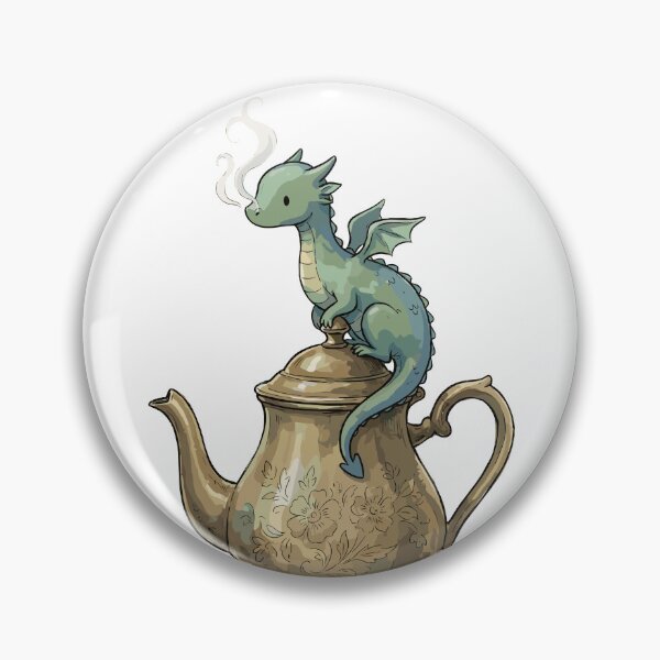 Item preview, Magical Tea Party: Kettle Dragon's Steam designed and sold by bapupa.