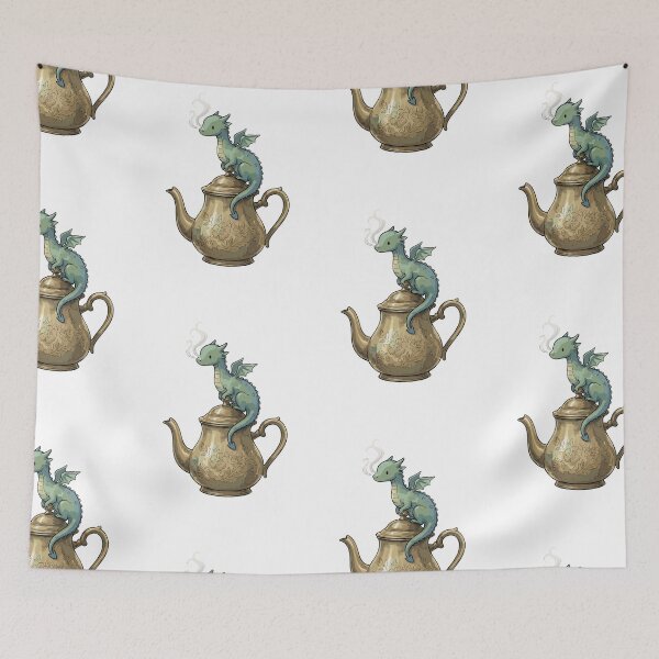 Item preview, Magical Tea Party: Kettle Dragon's Steam designed and sold by bapupa.