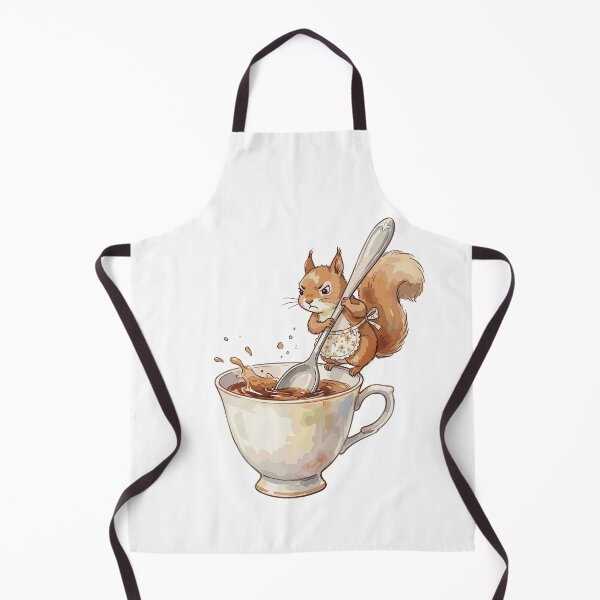 Item preview, Magical Tea Party: Spoon Stirring Squirrel designed and sold by bapupa.