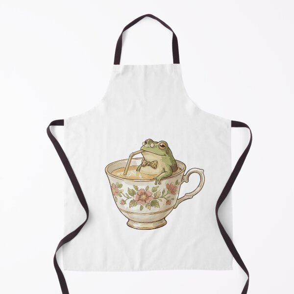 Item preview, Magical Tea Party: Tea-Cup Frog's Sip designed and sold by bapupa.