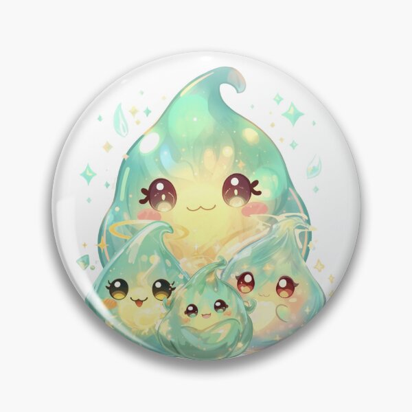Item preview, Monzora Healing Slimes – Rare Curebearers | Cute Fantasy Slime Art designed and sold by Monzora.