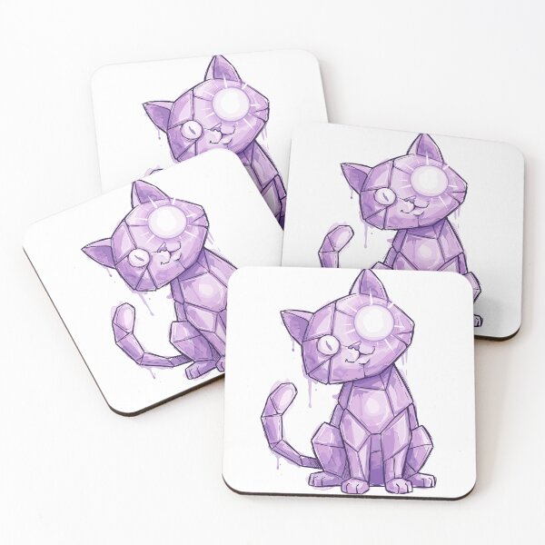 Item preview, Y3K Art: Abstract Alien Cat designed and sold by bapupa.