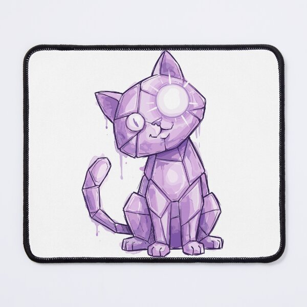 Item preview, Y3K Art: Abstract Alien Cat designed and sold by bapupa.