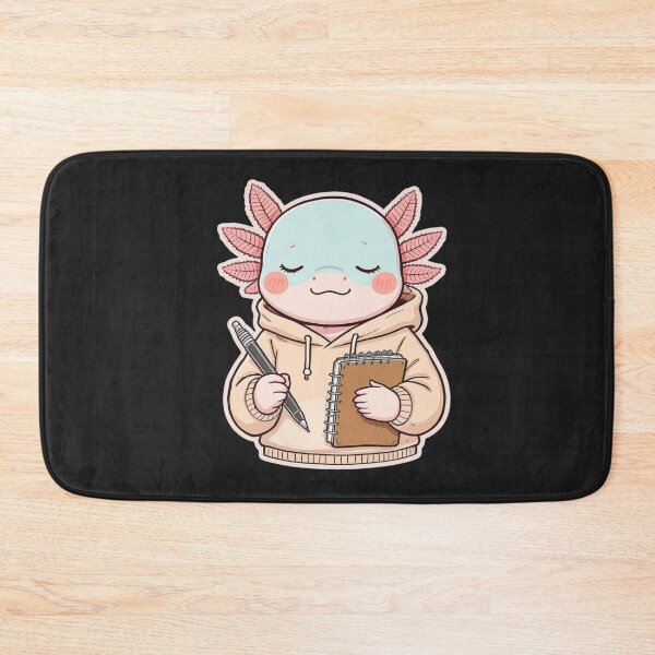 Item preview, Calligraphy Axolotl – Calm Handwriting Hobby Illustration designed and sold by ColorSplash123.