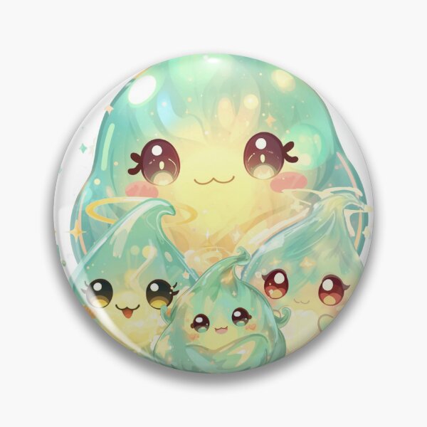 Item preview, Monzora Healing Slimes – Rare Curebearers | Cute Fantasy Slime Art designed and sold by Monzora.