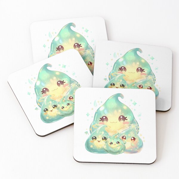 Item preview, Monzora Healing Slimes – Rare Curebearers | Cute Fantasy Slime Art designed and sold by Monzora.