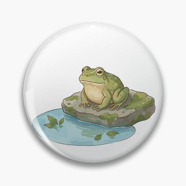 Item preview, Zen Art: Pond Frog Contemplation designed and sold by bapupa.