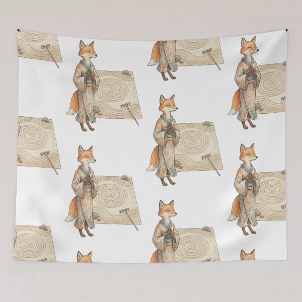 Item preview, Zen Art: Raked Sand Fox designed and sold by bapupa.