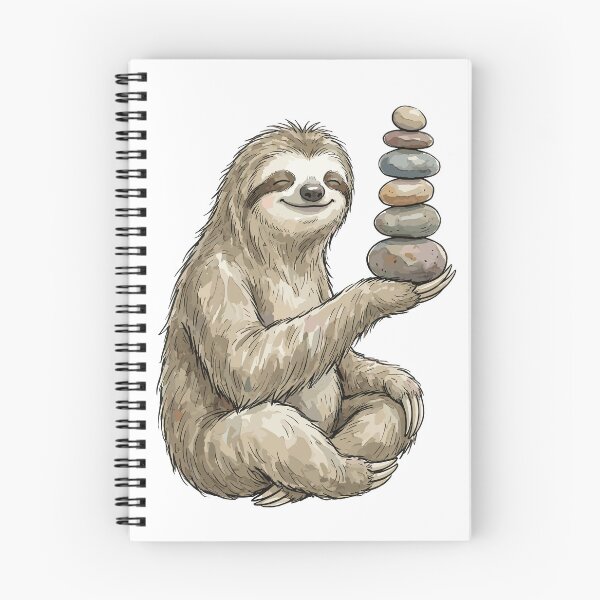 Item preview, Zen Art: Stone Stacked Sloth designed and sold by bapupa.