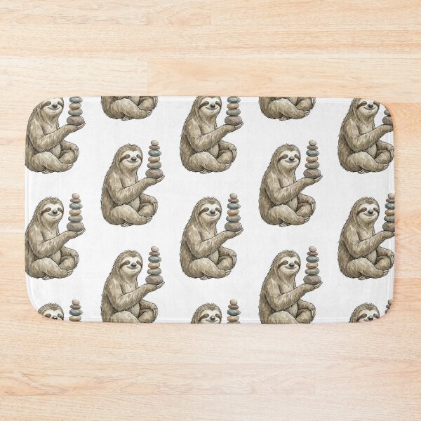 Item preview, Zen Art: Stone Stacked Sloth designed and sold by bapupa.