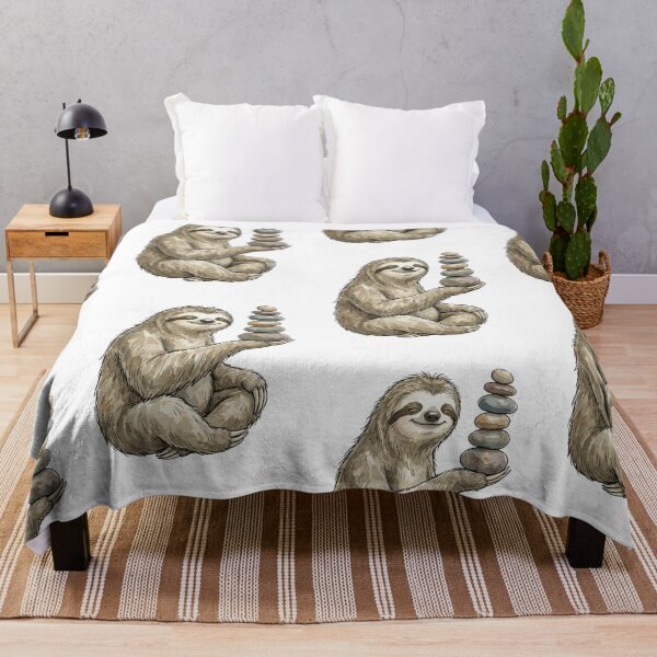 Item preview, Zen Art: Stone Stacked Sloth designed and sold by bapupa.