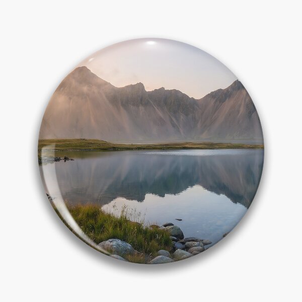 Item preview, Golden Hour Mountain Lake Reflection designed and sold by Bright Vibe Designs.