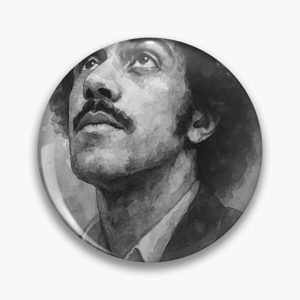Item preview, Moody Phil Lynott Watercolour Portrait – Thin Lizzy Rock Legend Artwork designed and sold by ConorKeeganArt.
