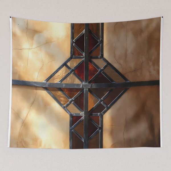 Item preview, Warm Earth-Tone  Abstract Glass Window (image size 7840x11680) designed and sold by Digital-Davinci.