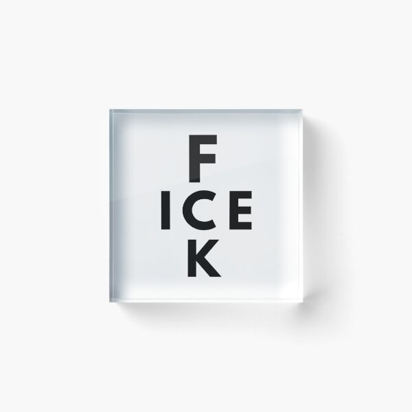 Item preview, FCK ICE ANTI-ICE PROTEST designed and sold by ProgressiveMob.