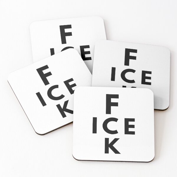 Item preview, FCK ICE ANTI-ICE PROTEST designed and sold by ProgressiveMob.
