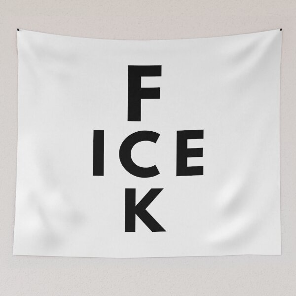 Item preview, FCK ICE ANTI-ICE PROTEST designed and sold by ProgressiveMob.