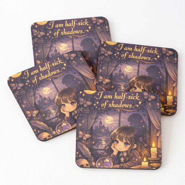 Item preview, I am half-sick of shadows Dark Academia Design designed and sold by Mauswohn.