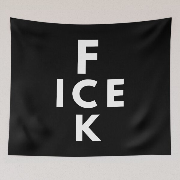Item preview, FCK ICE ANTI-ICE PROTEST designed and sold by ProgressiveMob.