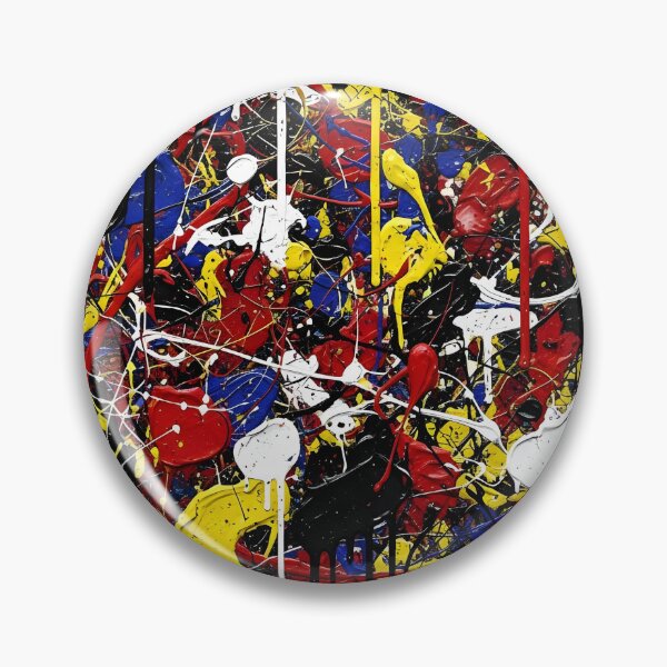 Item preview, Colorful Abstract Paint Splatter Modern Art designed and sold by StylePulsez.