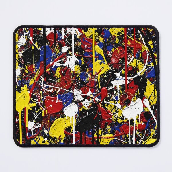 Item preview, Colorful Abstract Paint Splatter Modern Art designed and sold by StylePulsez.