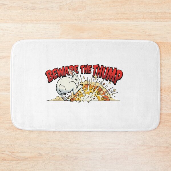 Item preview, Beware The Thump - Angry Stomping Rabbit designed and sold by Petzzz.