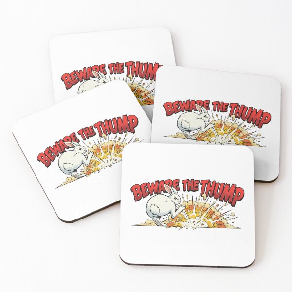 Item preview, Beware The Thump - Angry Stomping Rabbit designed and sold by Petzzz.