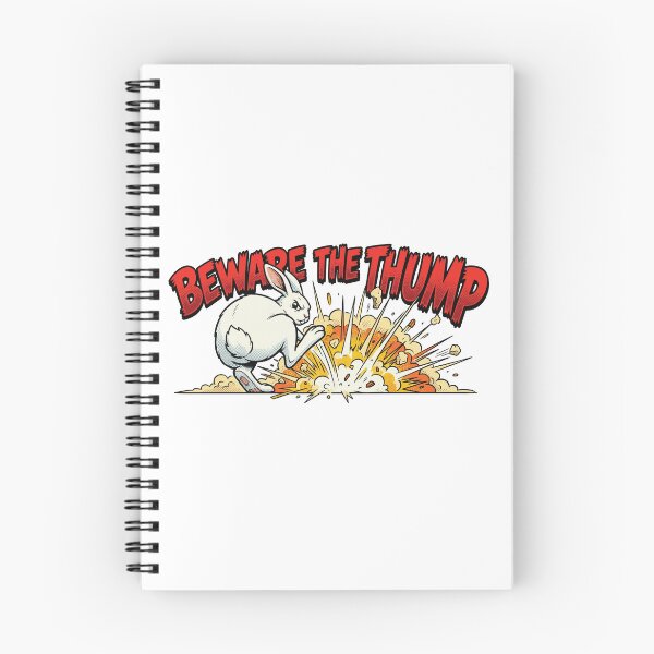 Item preview, Beware The Thump - Angry Stomping Rabbit designed and sold by Petzzz.