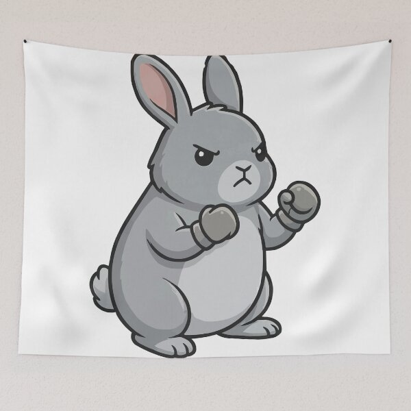 Item preview, Fluff Around And Find Out - Tough Bunny designed and sold by Petzzz.
