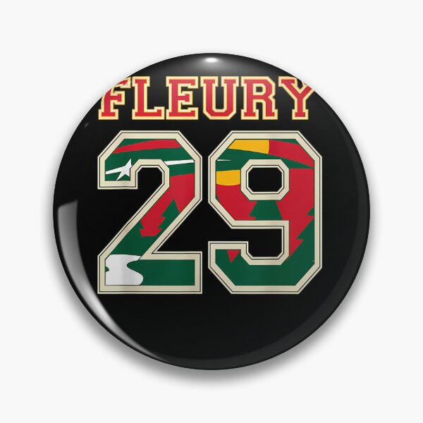Item preview, Fleury 29 Wild Goalie Flower Minnesota Pro Ice Hockey  designed and sold by JORDHARRELL.