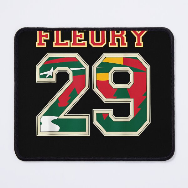 Item preview, Fleury 29 Wild Goalie Flower Minnesota Pro Ice Hockey designed and sold by JORDHARRELL.