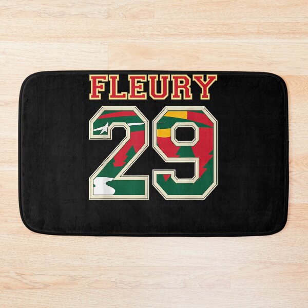 Item preview, Fleury 29 Wild Goalie Flower Minnesota Pro Ice Hockey  designed and sold by JORDHARRELL.