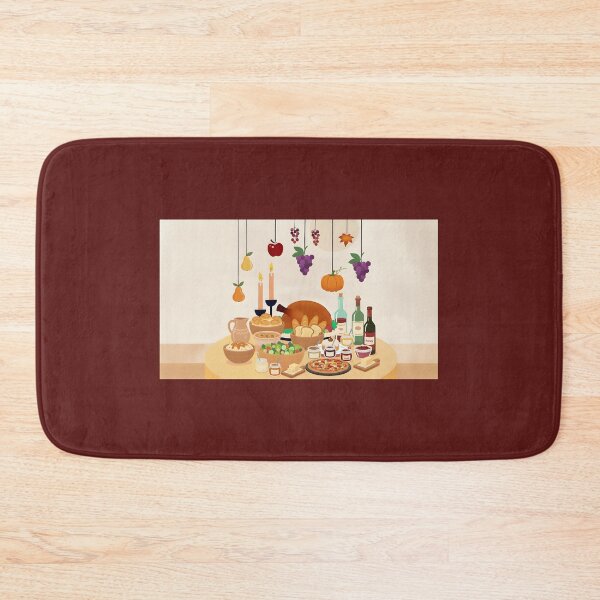 Item preview, Bountiful Thanksgiving Feast Illustration: Autumn Celebration designed and sold by Remy-Aura.