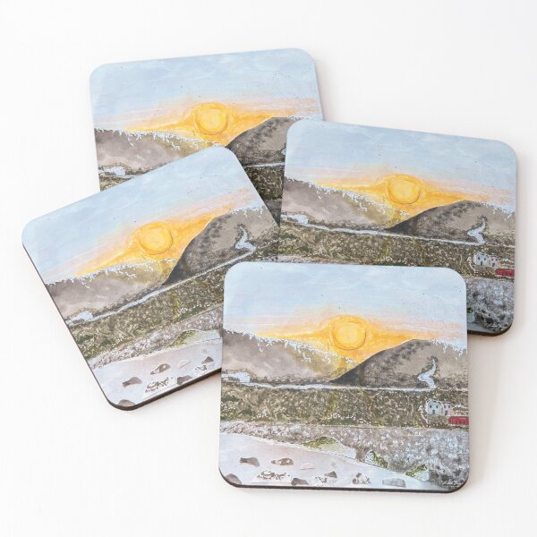 Item preview, Icelandic Landscape – Sun Over the Valley Print designed and sold by MelissaJamesIll.