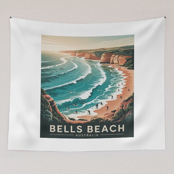 Item preview, Bells Beach Australia Surf - Great Ocean Road Vintage Travel designed and sold by CircinusStore.