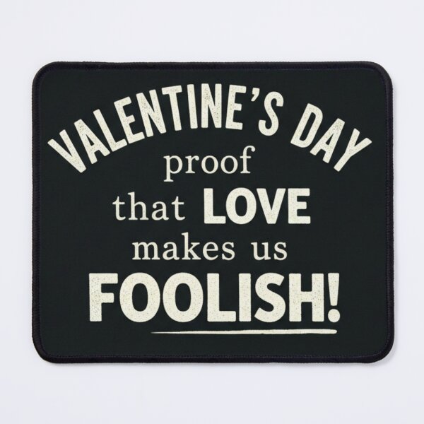 Item preview, Valentine’s Day Proof That Love Makes Us Foolish Funny Sarcastic Valentine designed and sold by RDRdesign.