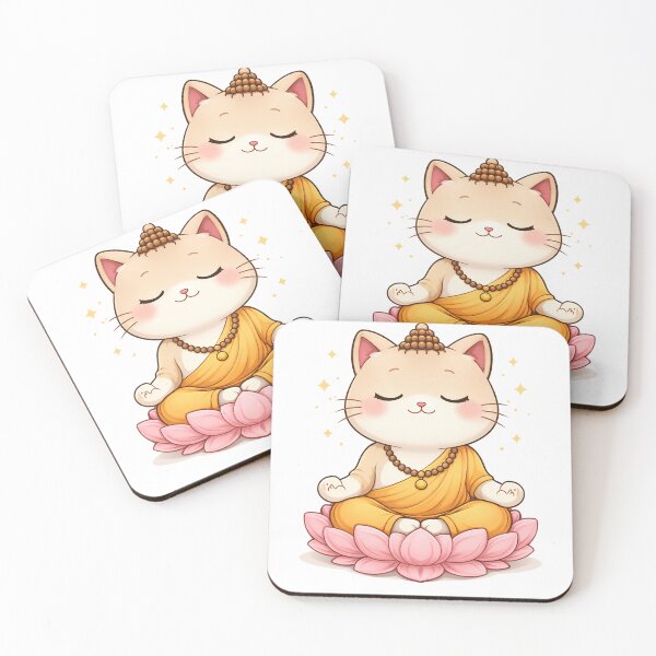 Item preview, Zen Ginger Cat Buddha Meditating Peacefully designed and sold by  Cat Lady.